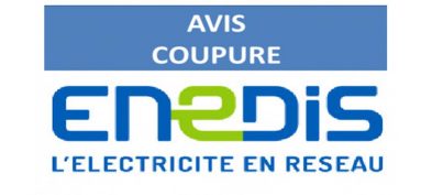 Avis de coupure ENEDIS